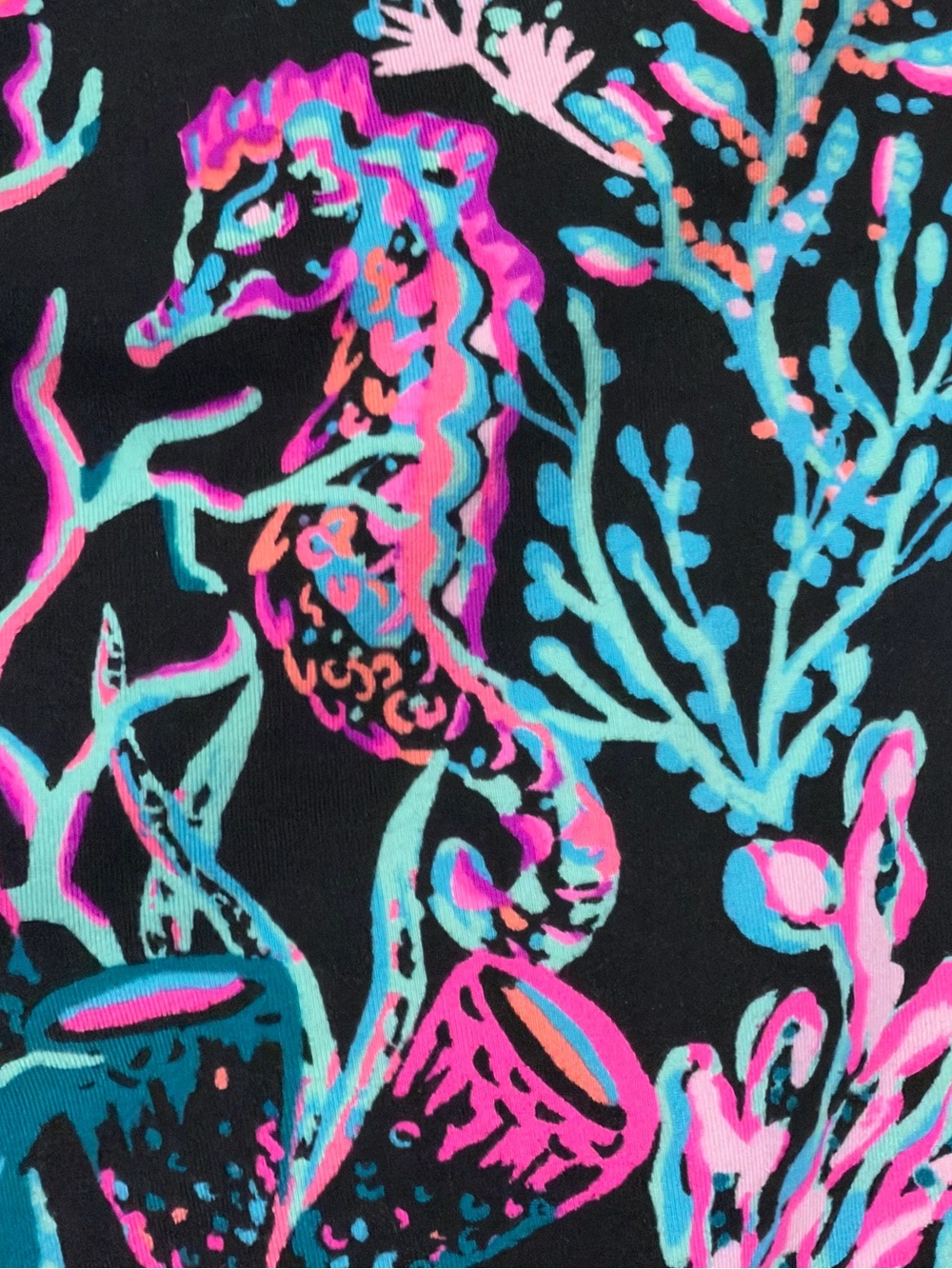 LILLY PULITZER Weekender Mid Rise Midi Leggings TWILIGHT CORAL- Small - Picture 12 of 14
